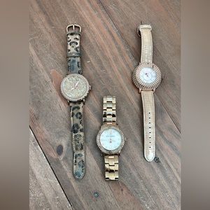 🔴 SOLD 🔴 Betsey Johnson Watch Bundle